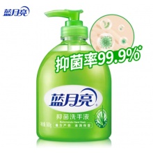 蓝月亮 芦荟抑菌洗手液500g瓶 清洁抑菌99.9% 泡沫丰富 易冲洗